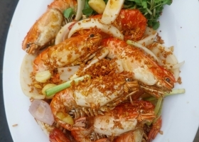 Tôm càng cháy tỏi